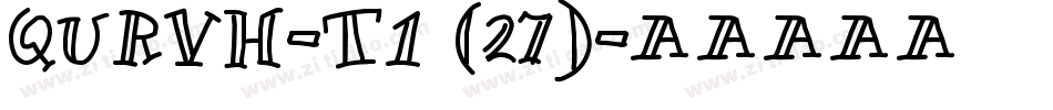 QURVH-T1 (27)字体转换